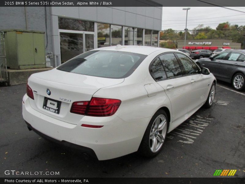 Alpine White / Black 2015 BMW 5 Series 535i xDrive Sedan