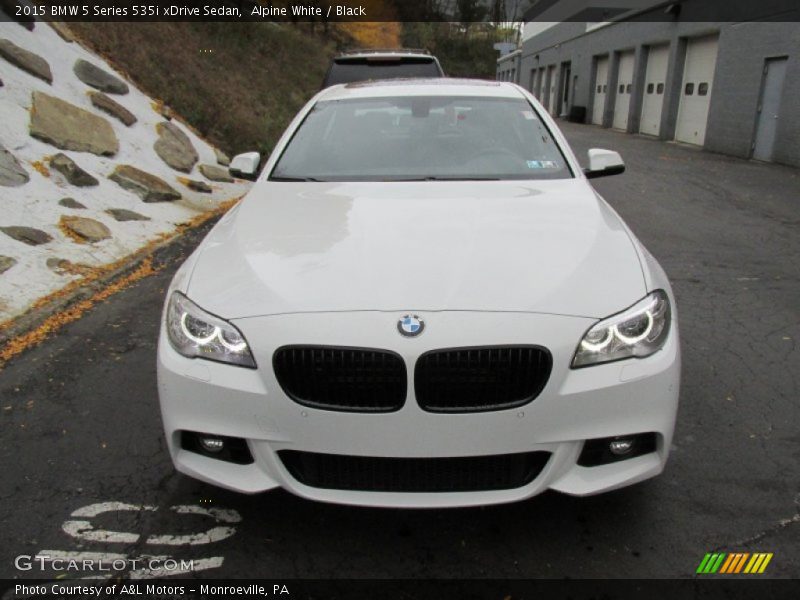 Alpine White / Black 2015 BMW 5 Series 535i xDrive Sedan