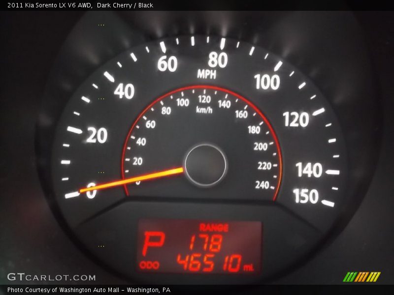 Dark Cherry / Black 2011 Kia Sorento LX V6 AWD