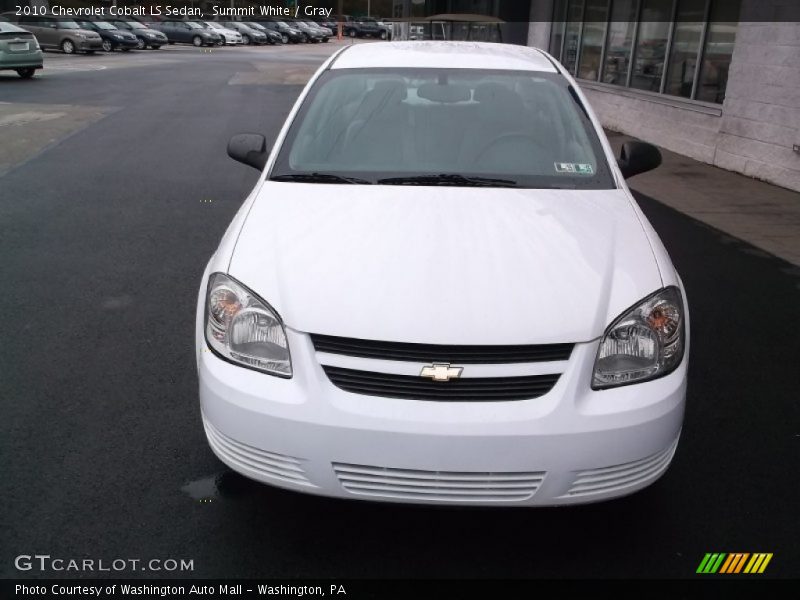 Summit White / Gray 2010 Chevrolet Cobalt LS Sedan