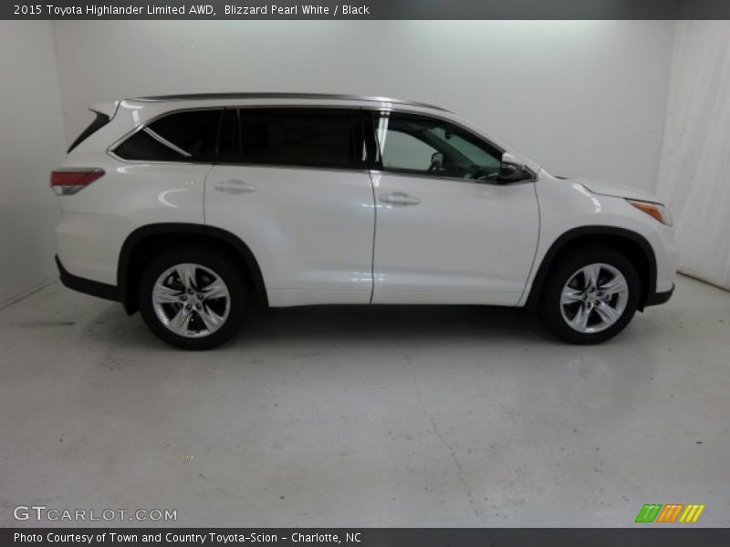 Blizzard Pearl White / Black 2015 Toyota Highlander Limited AWD