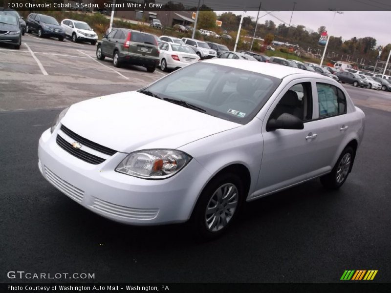 Summit White / Gray 2010 Chevrolet Cobalt LS Sedan