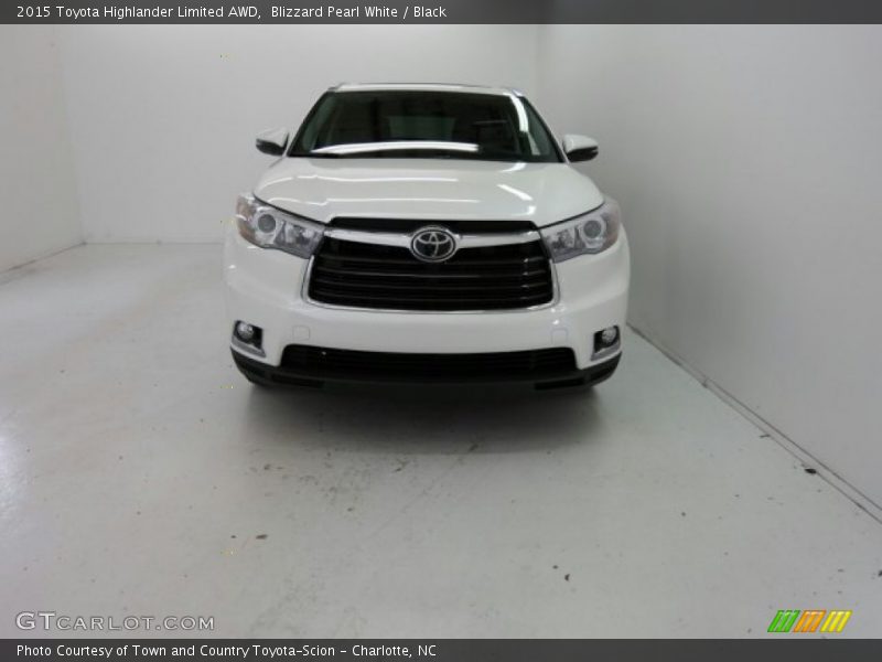 Blizzard Pearl White / Black 2015 Toyota Highlander Limited AWD