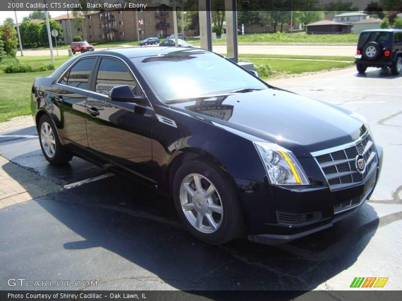 Black Raven / Ebony 2008 Cadillac CTS Sedan