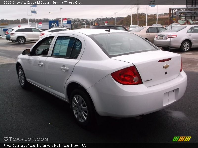 Summit White / Gray 2010 Chevrolet Cobalt LS Sedan