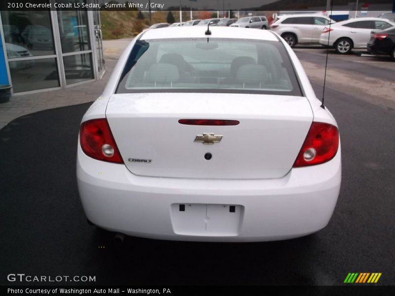 Summit White / Gray 2010 Chevrolet Cobalt LS Sedan