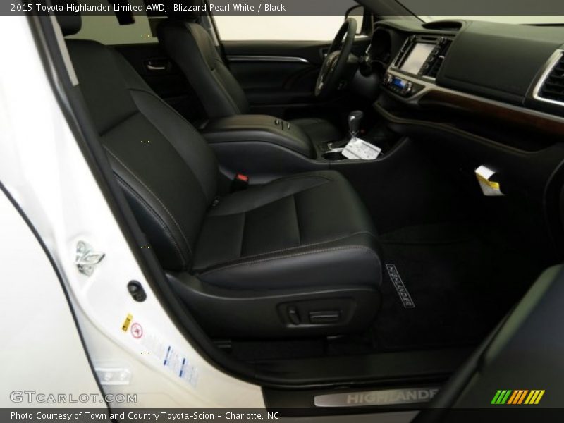 Blizzard Pearl White / Black 2015 Toyota Highlander Limited AWD