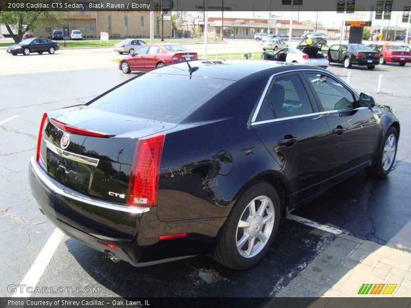 Black Raven / Ebony 2008 Cadillac CTS Sedan