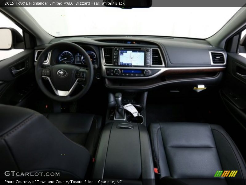 Blizzard Pearl White / Black 2015 Toyota Highlander Limited AWD