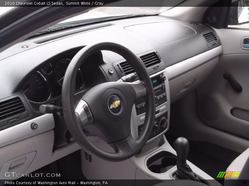 Summit White / Gray 2010 Chevrolet Cobalt LS Sedan