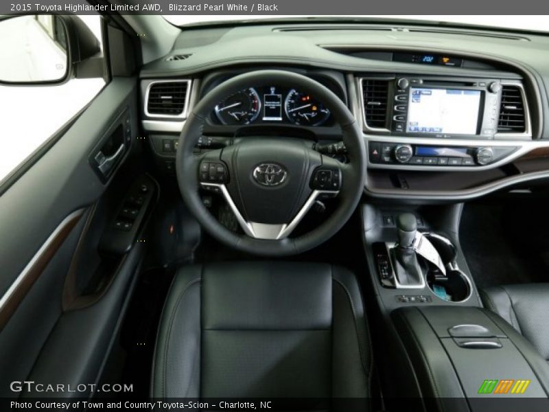 Blizzard Pearl White / Black 2015 Toyota Highlander Limited AWD