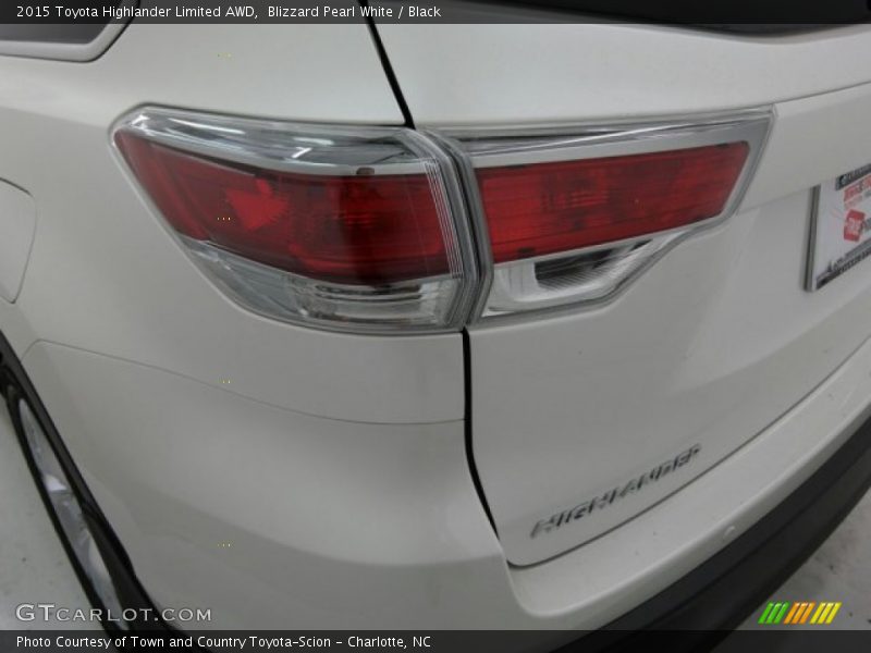 Blizzard Pearl White / Black 2015 Toyota Highlander Limited AWD