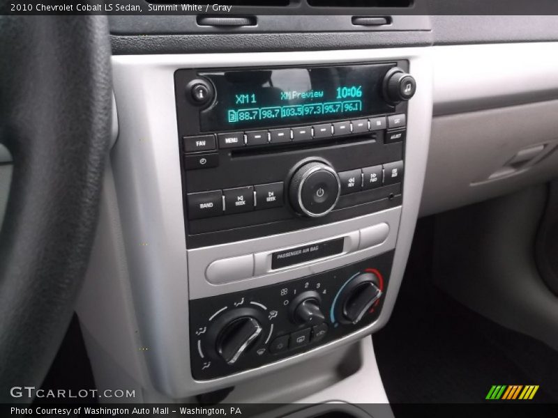 Summit White / Gray 2010 Chevrolet Cobalt LS Sedan