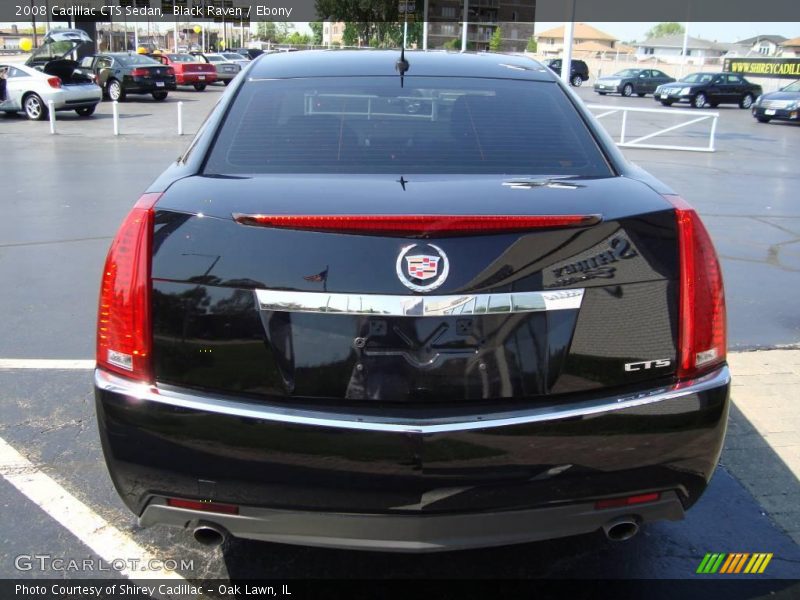 Black Raven / Ebony 2008 Cadillac CTS Sedan