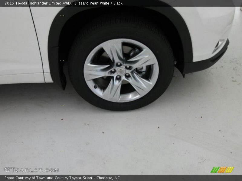 Blizzard Pearl White / Black 2015 Toyota Highlander Limited AWD