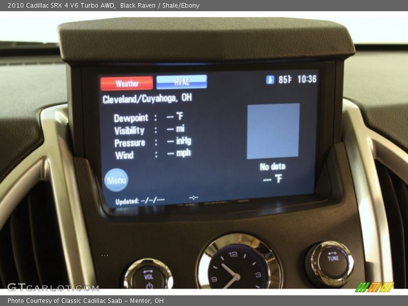 Black Raven / Shale/Ebony 2010 Cadillac SRX 4 V6 Turbo AWD