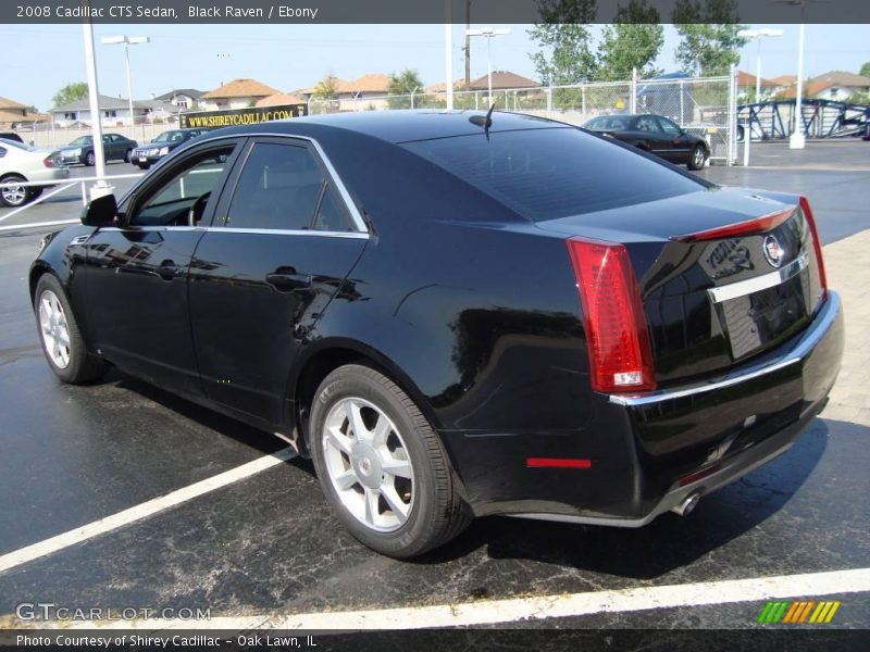 Black Raven / Ebony 2008 Cadillac CTS Sedan