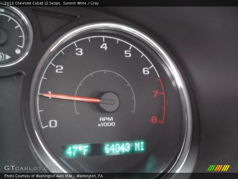 Summit White / Gray 2010 Chevrolet Cobalt LS Sedan