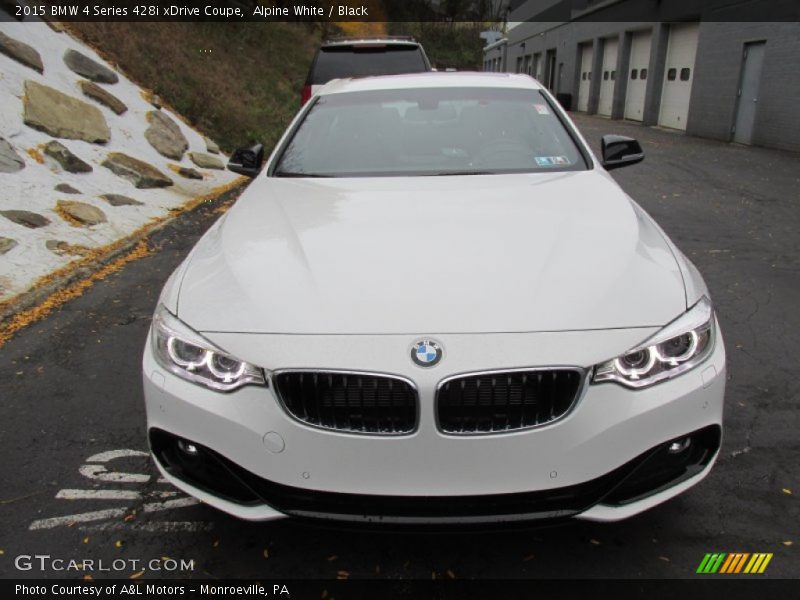 Alpine White / Black 2015 BMW 4 Series 428i xDrive Coupe