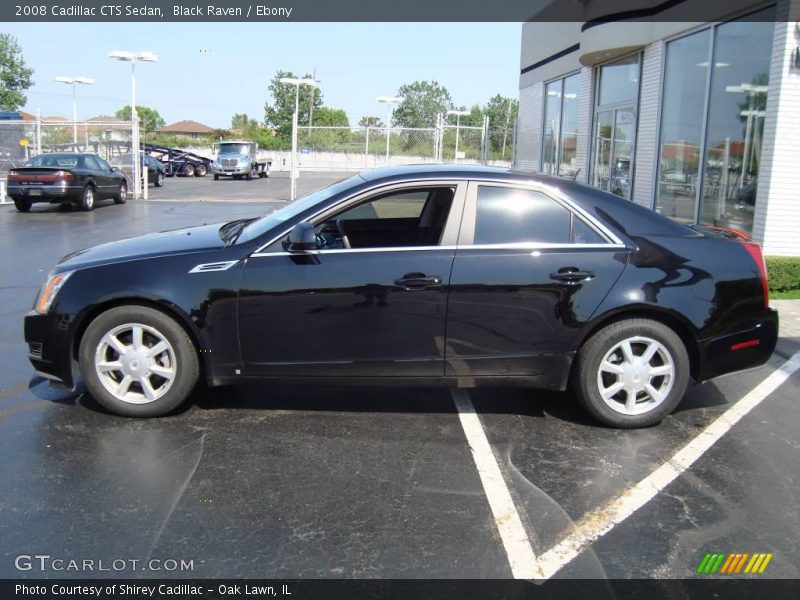Black Raven / Ebony 2008 Cadillac CTS Sedan