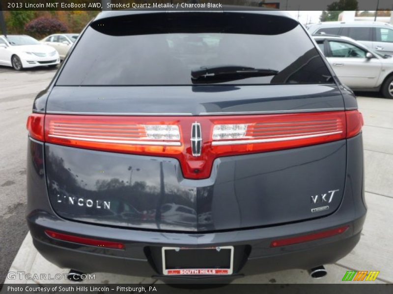 Smoked Quartz Metallic / Charcoal Black 2013 Lincoln MKT EcoBoost AWD