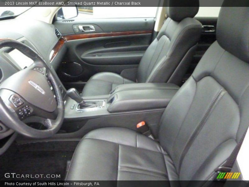 Smoked Quartz Metallic / Charcoal Black 2013 Lincoln MKT EcoBoost AWD