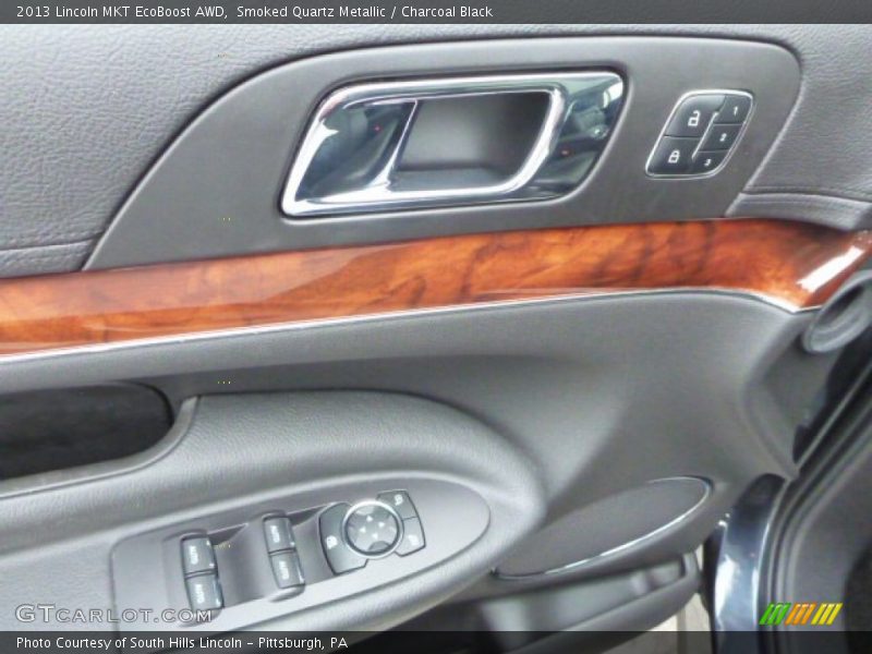 Smoked Quartz Metallic / Charcoal Black 2013 Lincoln MKT EcoBoost AWD
