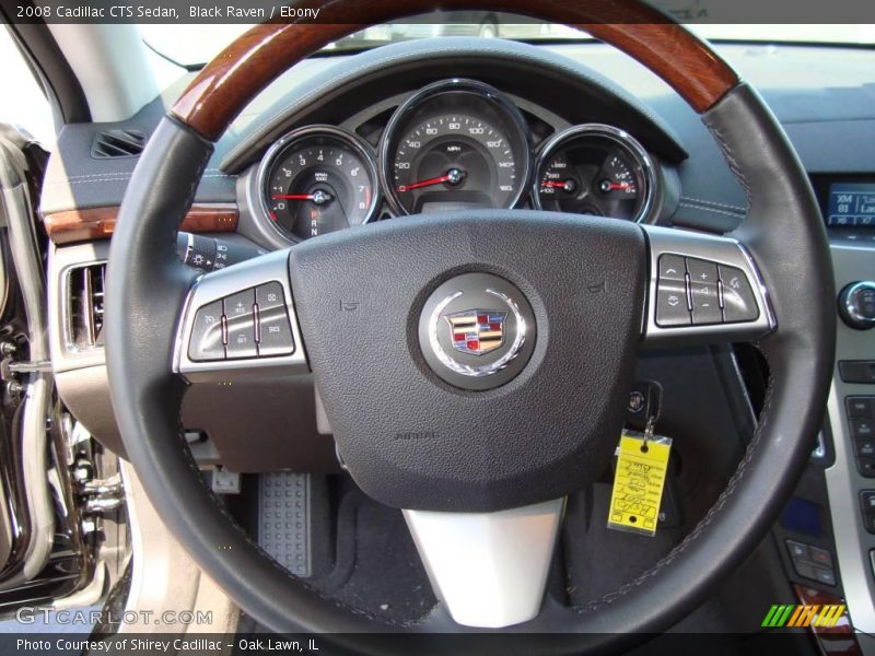 Black Raven / Ebony 2008 Cadillac CTS Sedan