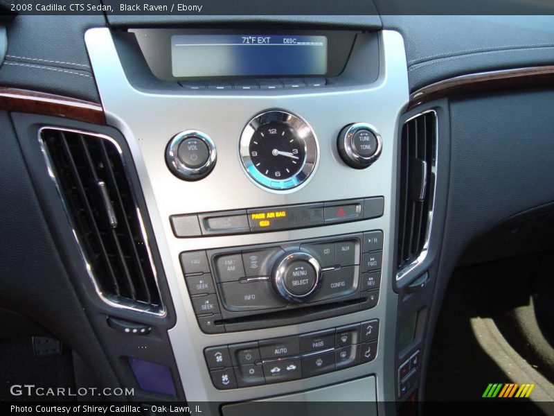 Black Raven / Ebony 2008 Cadillac CTS Sedan