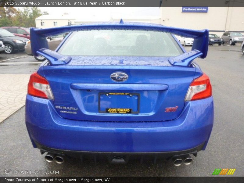 WR Blue Pearl / Carbon Black 2015 Subaru WRX STI Launch Edition