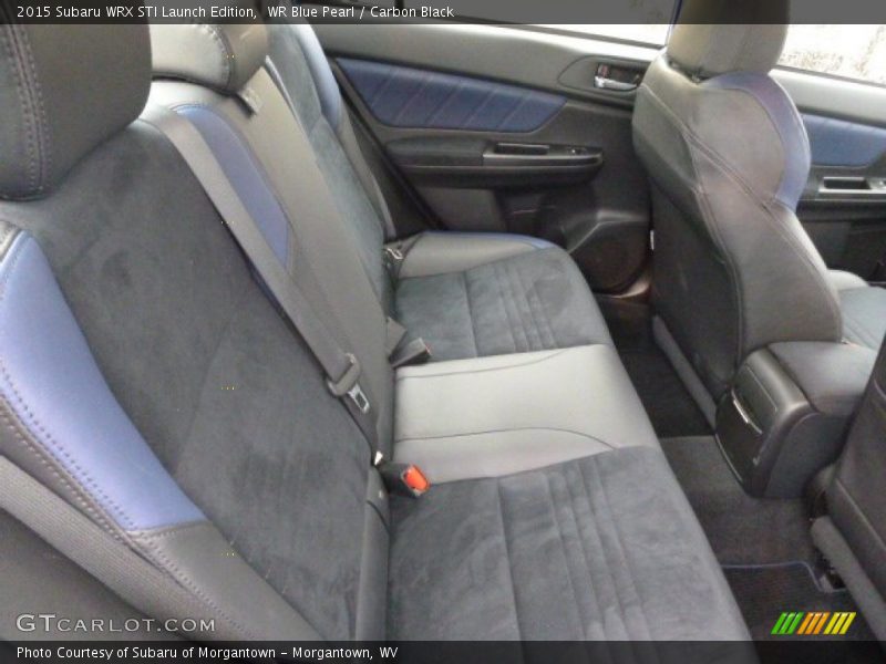 Rear Seat of 2015 WRX STI Launch Edition