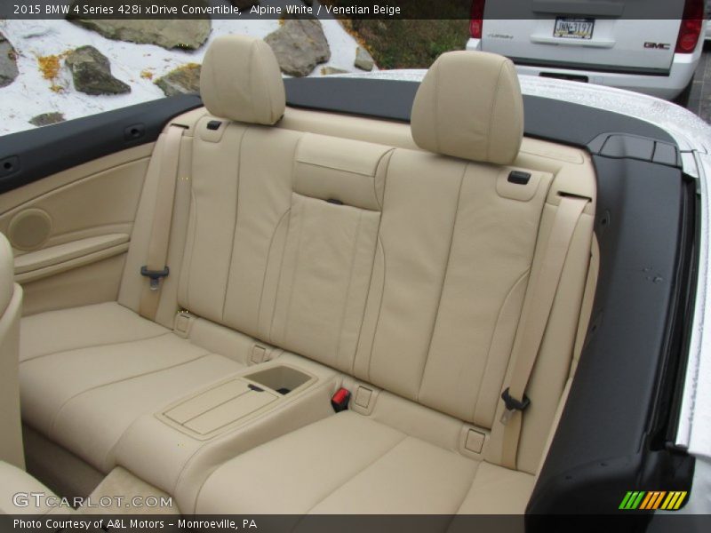 Alpine White / Venetian Beige 2015 BMW 4 Series 428i xDrive Convertible