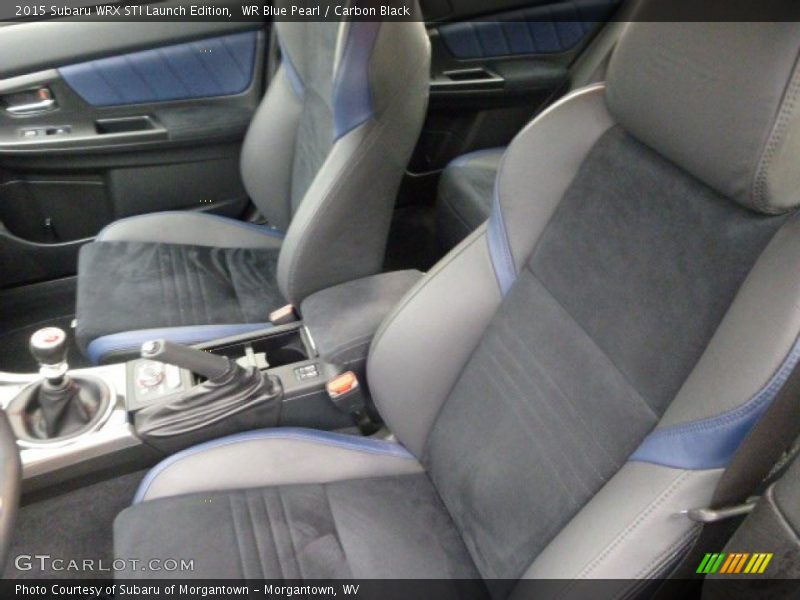 Front Seat of 2015 WRX STI Launch Edition