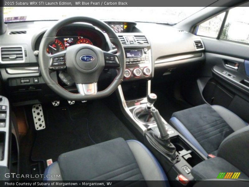  2015 WRX STI Launch Edition Carbon Black Interior