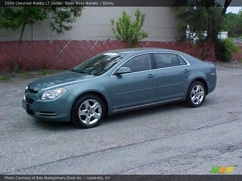 Silver Moss Metallic / Ebony 2009 Chevrolet Malibu LT Sedan