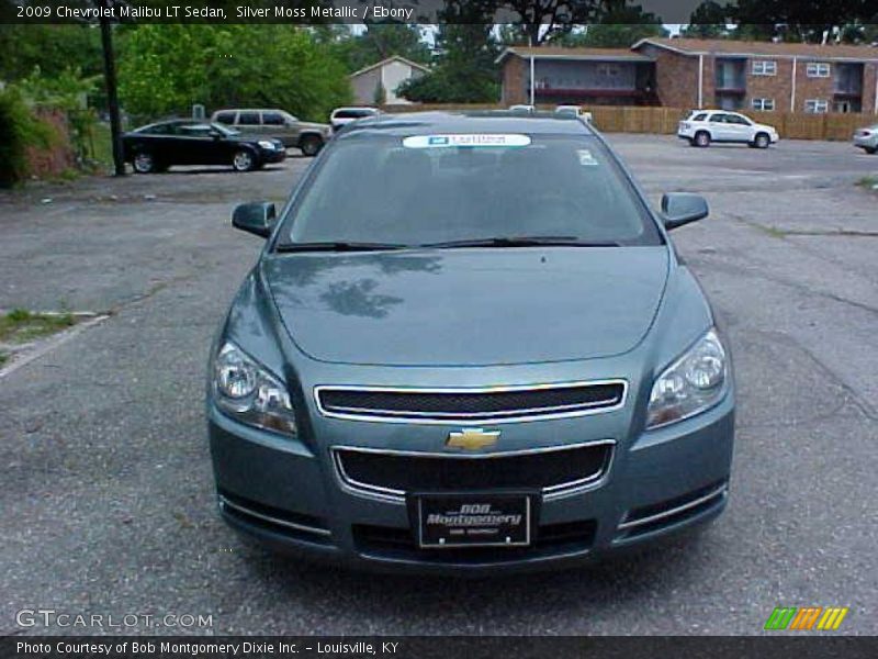 Silver Moss Metallic / Ebony 2009 Chevrolet Malibu LT Sedan