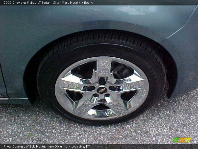 Silver Moss Metallic / Ebony 2009 Chevrolet Malibu LT Sedan