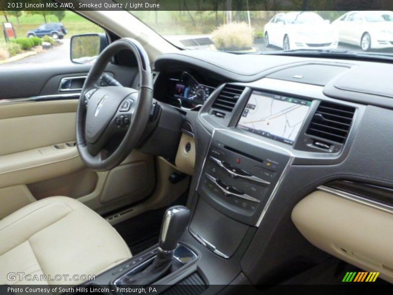 Dashboard of 2013 MKS AWD