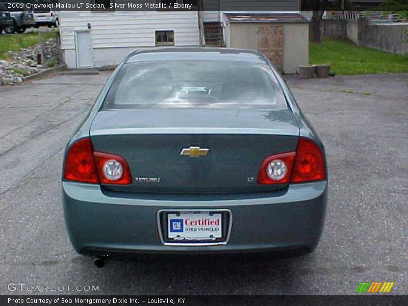 Silver Moss Metallic / Ebony 2009 Chevrolet Malibu LT Sedan