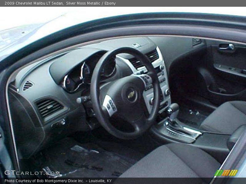 Silver Moss Metallic / Ebony 2009 Chevrolet Malibu LT Sedan