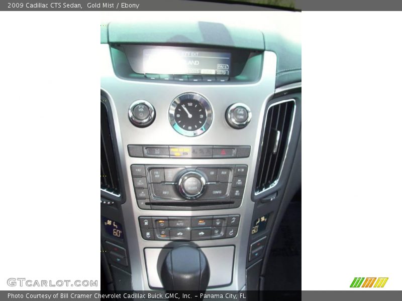 Gold Mist / Ebony 2009 Cadillac CTS Sedan