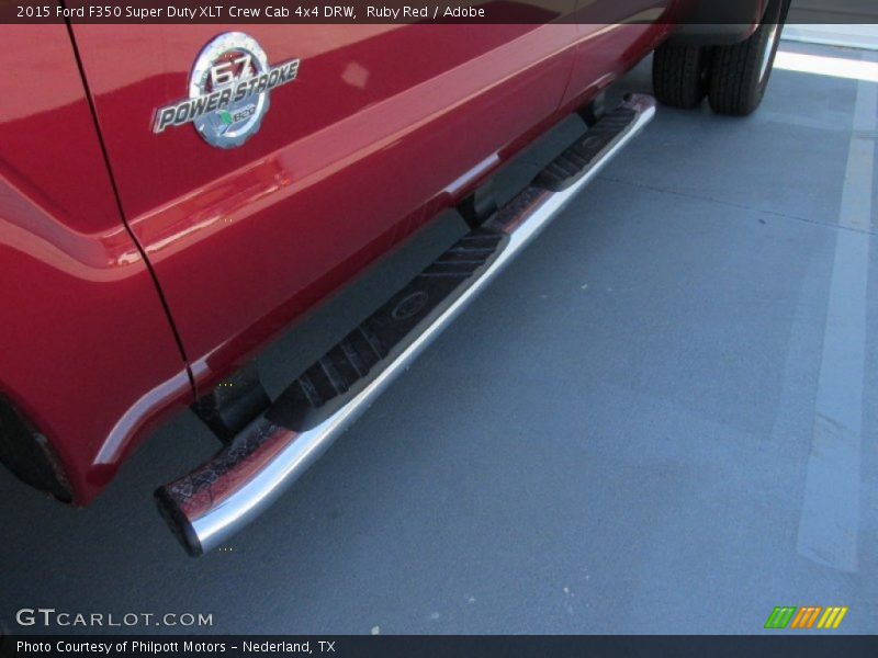 Ruby Red / Adobe 2015 Ford F350 Super Duty XLT Crew Cab 4x4 DRW