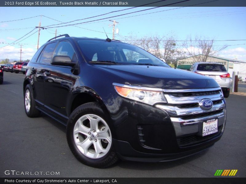 Tuxedo Black Metallic / Charcoal Black 2013 Ford Edge SE EcoBoost