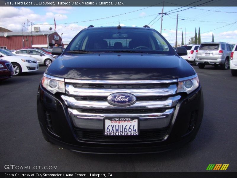 Tuxedo Black Metallic / Charcoal Black 2013 Ford Edge SE EcoBoost