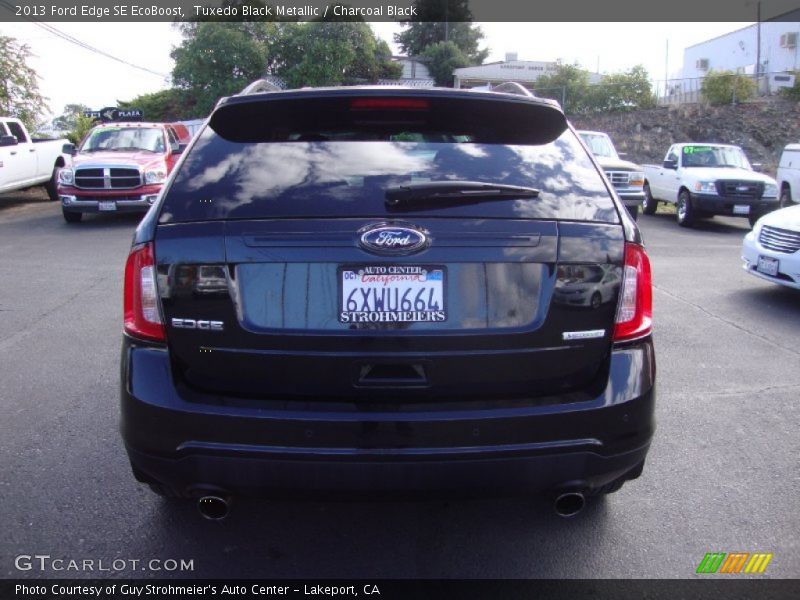 Tuxedo Black Metallic / Charcoal Black 2013 Ford Edge SE EcoBoost