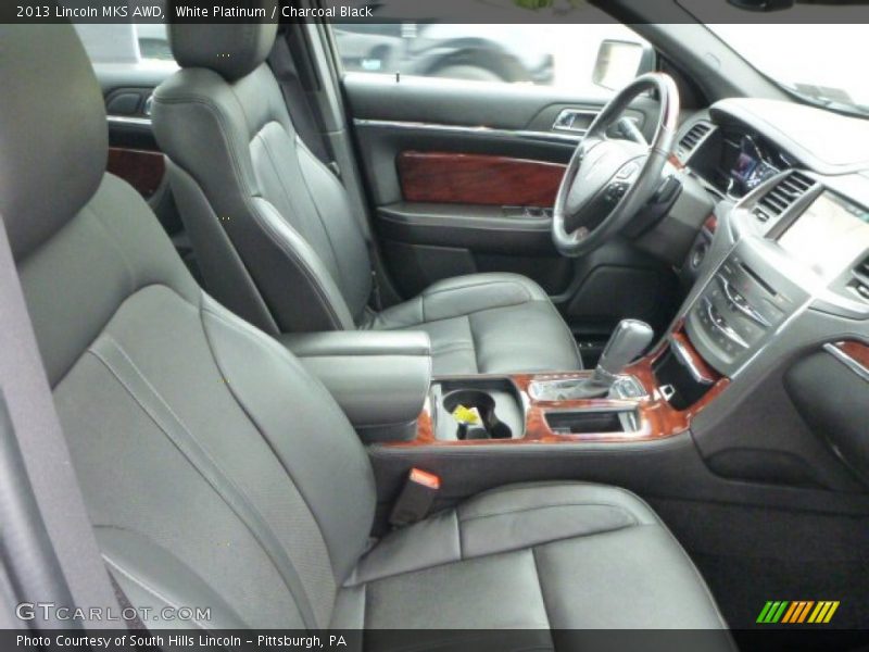 White Platinum / Charcoal Black 2013 Lincoln MKS AWD