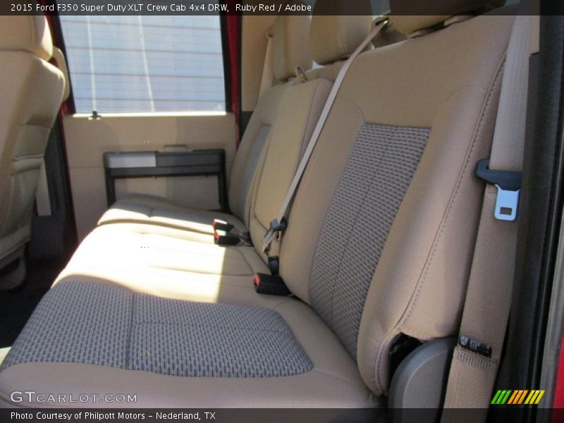 Rear Seat of 2015 F350 Super Duty XLT Crew Cab 4x4 DRW