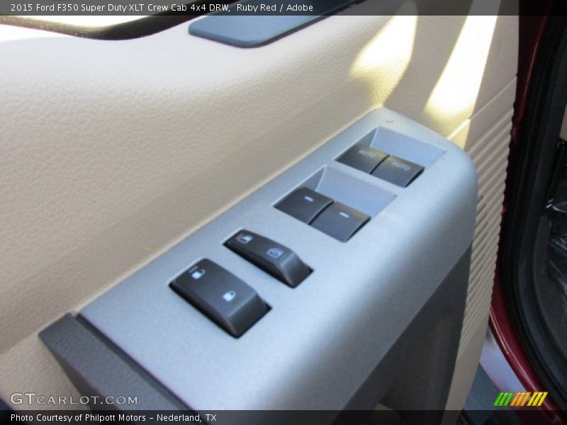 Ruby Red / Adobe 2015 Ford F350 Super Duty XLT Crew Cab 4x4 DRW
