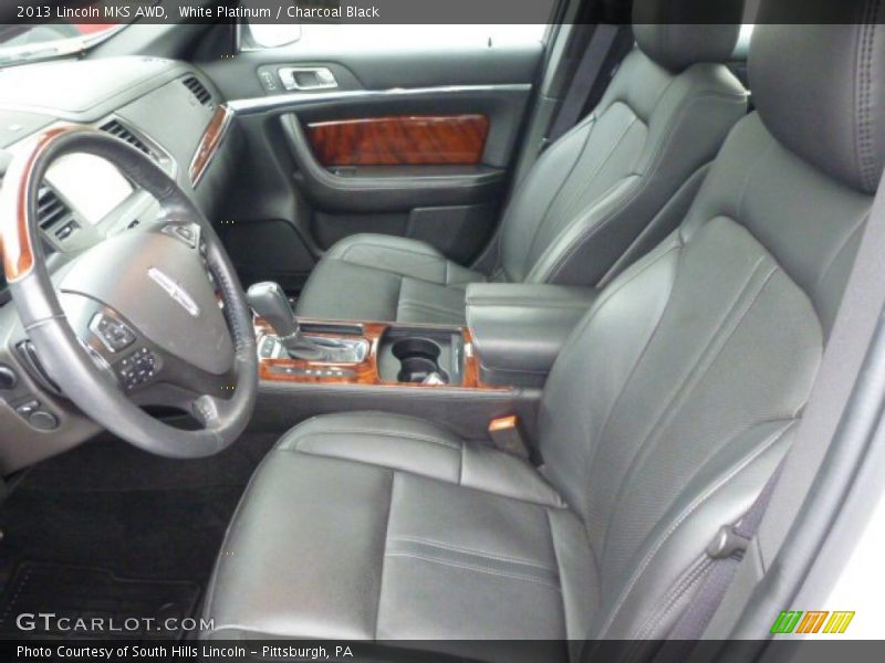 White Platinum / Charcoal Black 2013 Lincoln MKS AWD