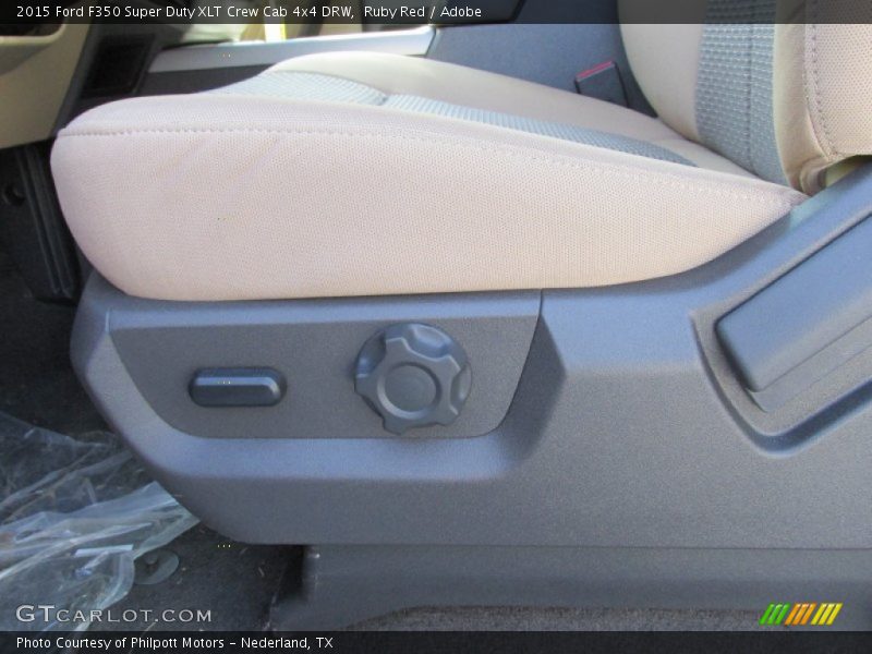 Ruby Red / Adobe 2015 Ford F350 Super Duty XLT Crew Cab 4x4 DRW